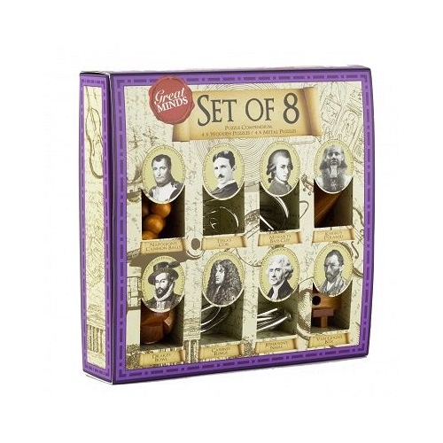 Set 8 puzzle-uri seria Great Minds