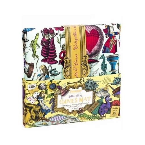 Set Wonderland Games. Alices Party Games Mat