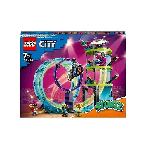 LEGO City. Provocarea suprema de cascadorii pe motocicleta 60361 385 piese