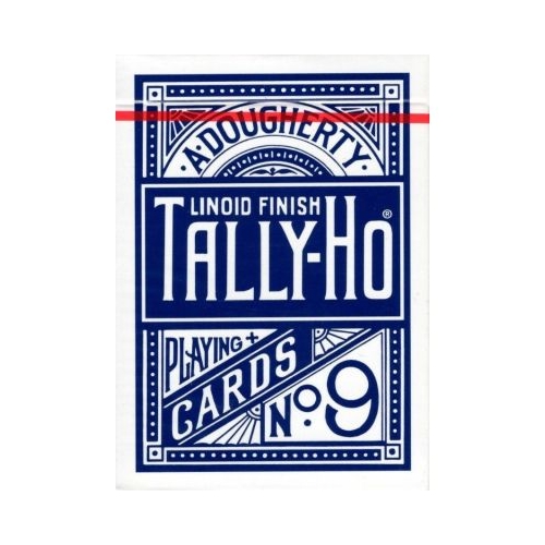 Carti de joc Tally-Ho pentru jucatori magicieni si cardisti Albastru