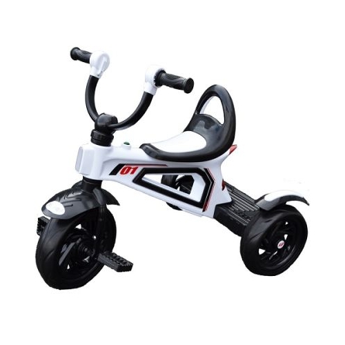 Tricicleta cu Muzica si Lumina S-726 alb