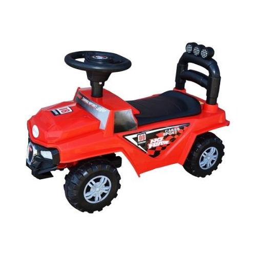 Masinuta cu volan fara pedale rosie