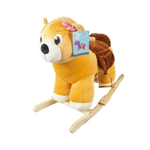 Balansoar pentru bebelusi Ursulet lemn  plus