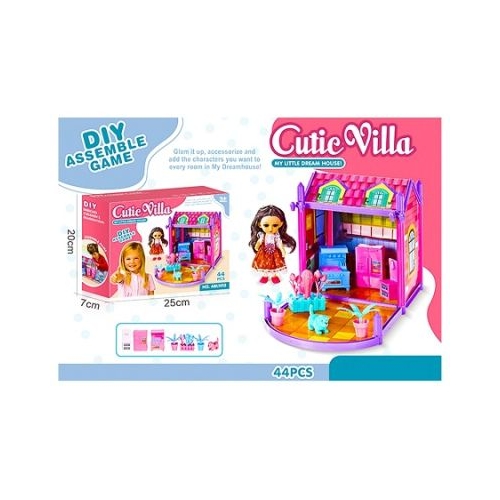 Casuta papusi  accesorii 44 piese