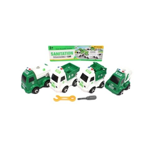 Masinute salubrizare demontabile 4 buc.  set