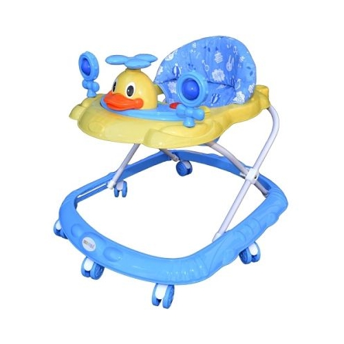 Premergator cu jucarii Ratusca cu elice albastru