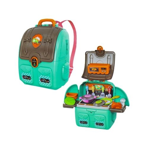 Play set bucatarie in ghiozdanel pentru baieti