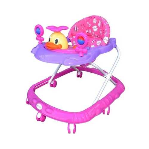 Premergator cu jucarii Ratusca cu elice roz