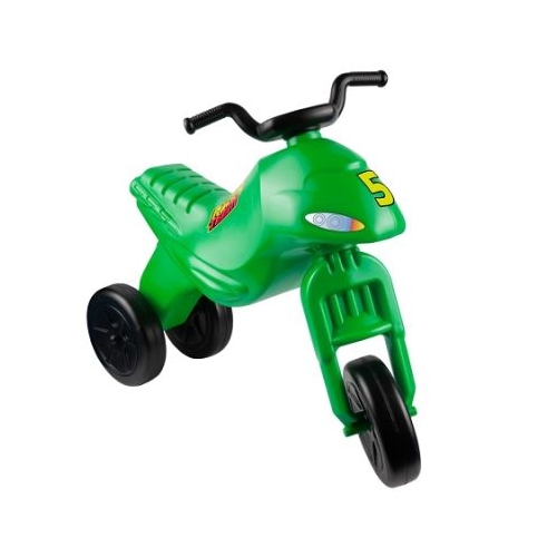 Motocicleta fara pedale verde