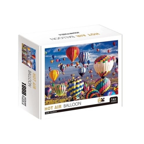 Puzzle carton in cutie Baloane cu aer cald 1000 piese