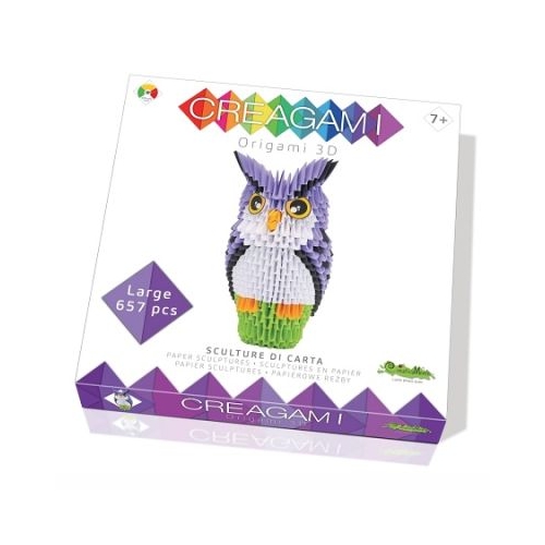 Origami 3D Creagami. Bufnita 657 piese