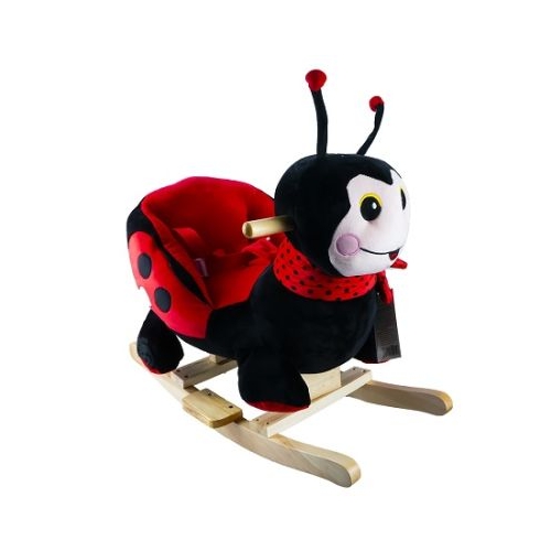 Balansoar pentru Bebelusi buburuza lemn  plus 60x34x45 cm