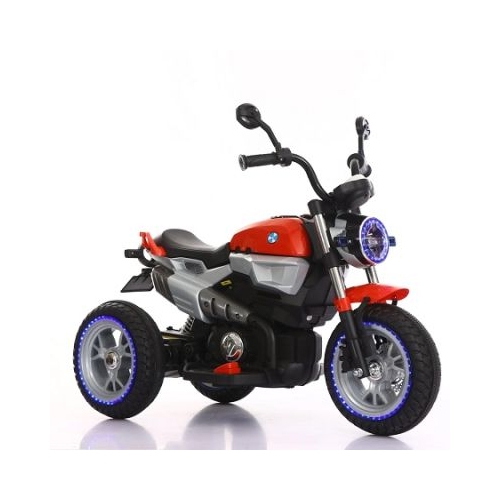 Motocicleta cu Acumulator 2 motoare 12V rosie