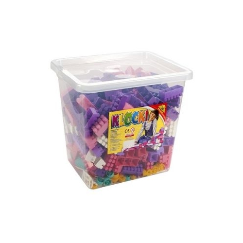 Set Cuburi Constructii 500 piese 28 mm pentru fetite