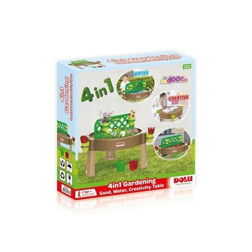 Masuta Activitati 4 In 1. Gradinarit  Apa  Nisip  Creativitate