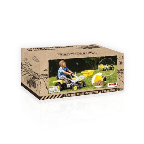 Tractor Excavator cu pedale 53x113x45 cm