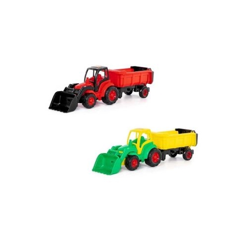 Tractor cu Incarcator  Remorca -Champion 86x22x26 cm