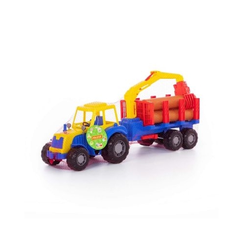 Tractor cu Remorca  Lemne Altay 61x17x25 cm
