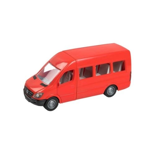Masina Mercedes-Benz Sprinter rosie 25x6 4x11 cm