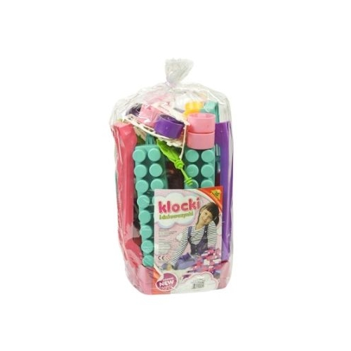 Cuburi Constructii 60 piese 56 mm pentru fetite