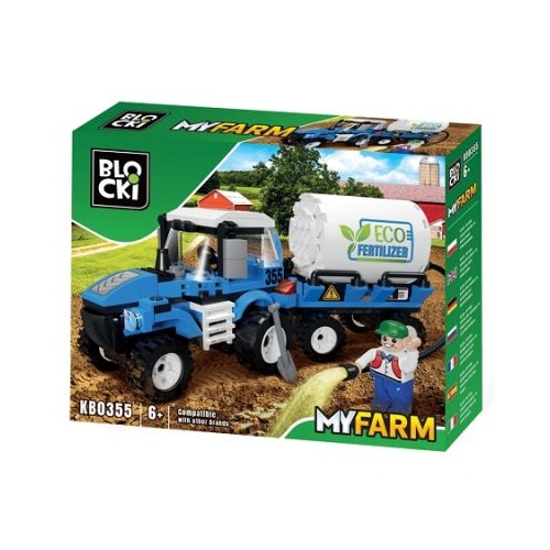 Blocki My Farm. Tractor cu Cisterna 170 piese