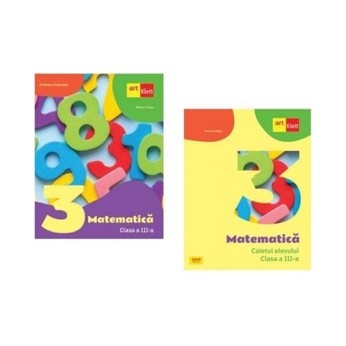 Pachet Matematica pentru clasa a 3-a. Manual si Caietul elevului - Mariana Mogos