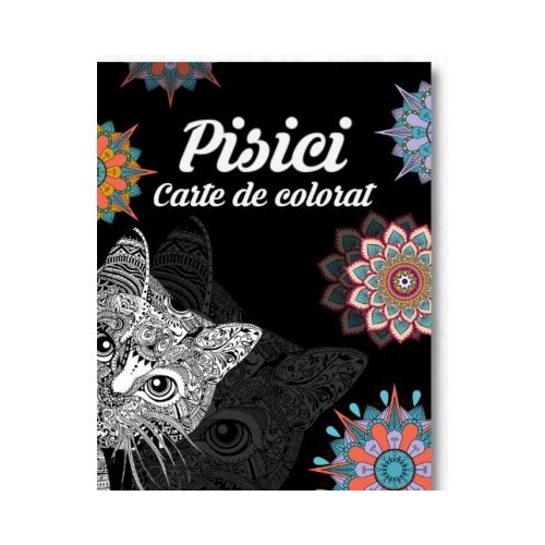Pisici. Colorat mandale