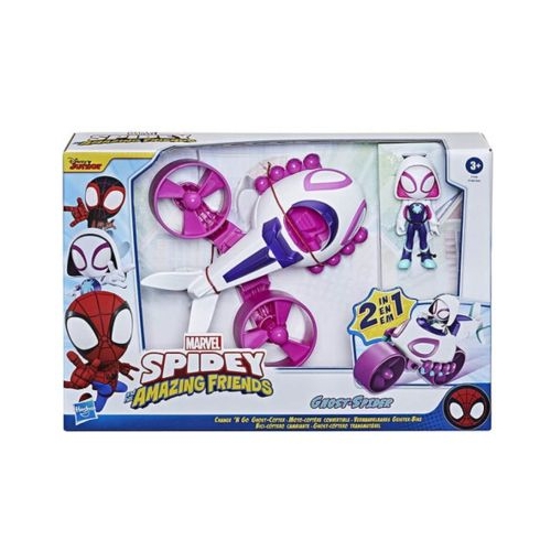 Spidey prietenii extraordinari. Set vehicul si figurina Ghost Spider