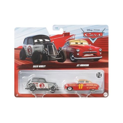 Cars3 Set 2 masinute metalice Caleb Worley si Jet Robinson