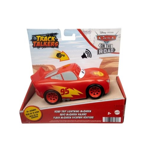 Track Talkers masina cu efecte sonore Road Trip Fulger McQueen Cars