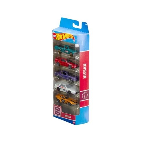 Set 5 masini Hot Wheels Nissan