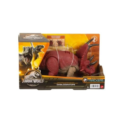 Jurassic World Dino Tracker Wild roar. Dinozaur Diabloceratops