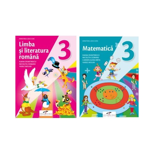 Set Manuale Limba si literatura romana si Matematica pentru clasa a 3-a - Iliana Dumitrescu