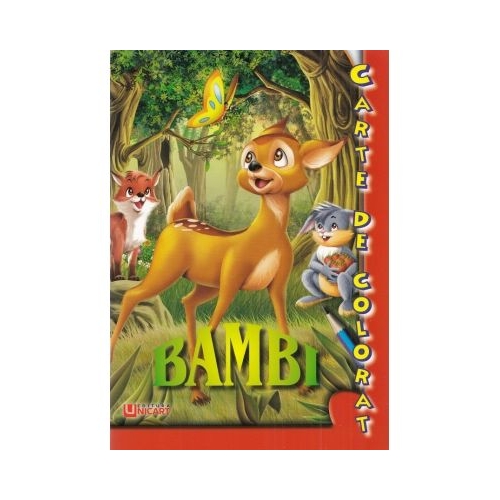 Bambi. Carte de colorat