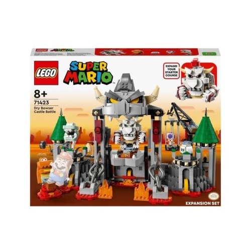 LEGO Super Mario. Set de extindere Batalia lui Dry Bowser de la castel 71423 1321 piese