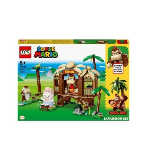 LEGO Super Mario. Set de extindere Casa din copac a lui Donkey Kong 71424 555 piese