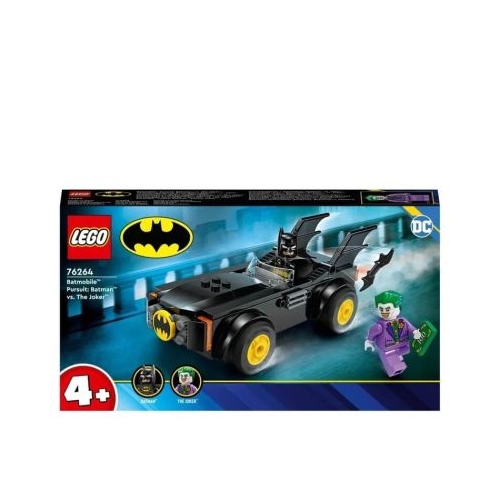 LEGO Super Heroes DC. Batman Urmarire pe Batmobile. Batman contra Joker 76264 54 piese