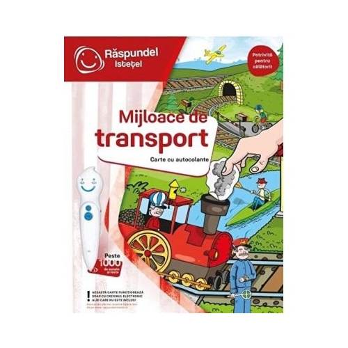 Raspundel Istetel Carte cu autocolante Mijloace de transport