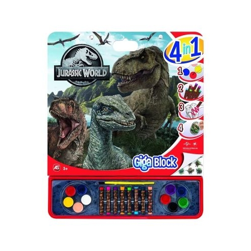 Jurassic World Set pentru desen Giga Block 4 in 1