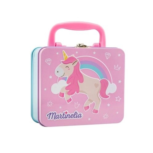 Set de infrumusetare in cutie metalica Martinelia little unicorn