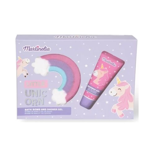 Set crema de corp si bomba de baie Martinelia Little Unicorn