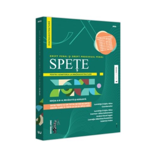 Spete pentru admiterea la INMmagistratura. Drept penal si drept procesual penal - 2023 - Luminita Cristiu-Ninu