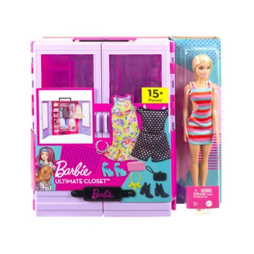 Dulapul papusii cu papusa Barbie