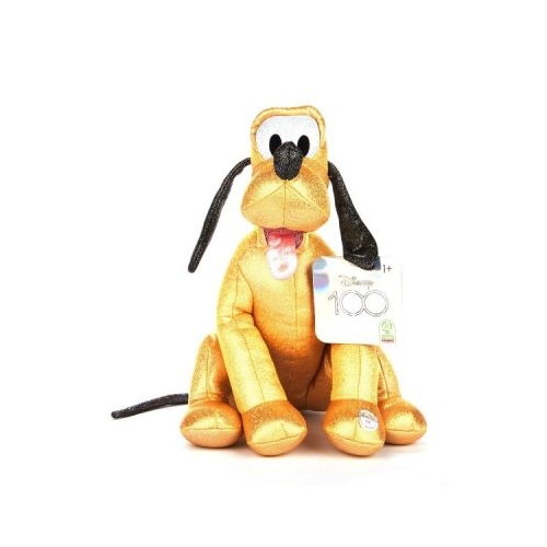 Plus cu sclipici si sunete Pluto 28 cm Disney 100