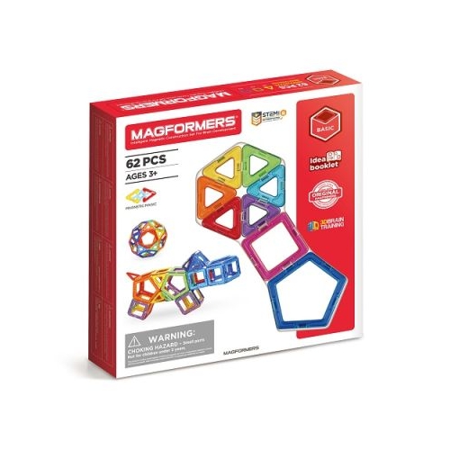 Joc magnetic de constructie 62 piese Magformers