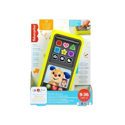 Laughamplearn 2in1 smartphone in limba romana Fisher Price
