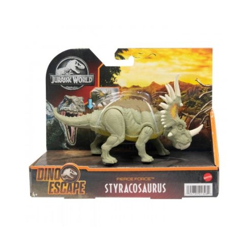 Dinozaur Styracosaurus. Jurassic World Dino Escape Fierce Force