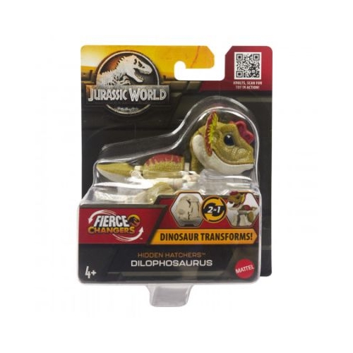 Dinozaur transformabil dilophosaurus Jurassic World Fierce changers Hidden hatchers