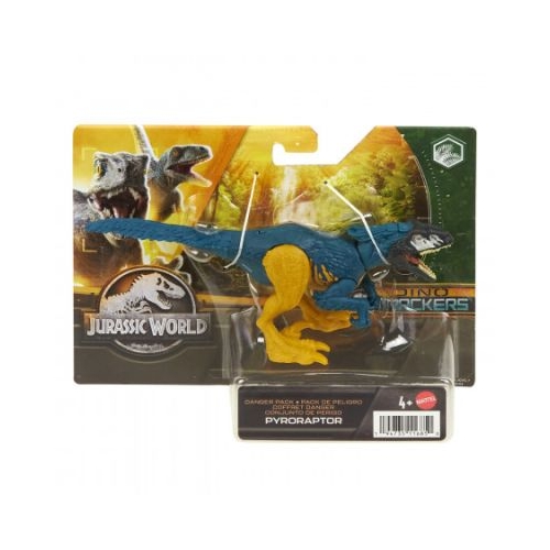 Dinozaur pyroraptor Jurassic World Dino Trackers Danger pack