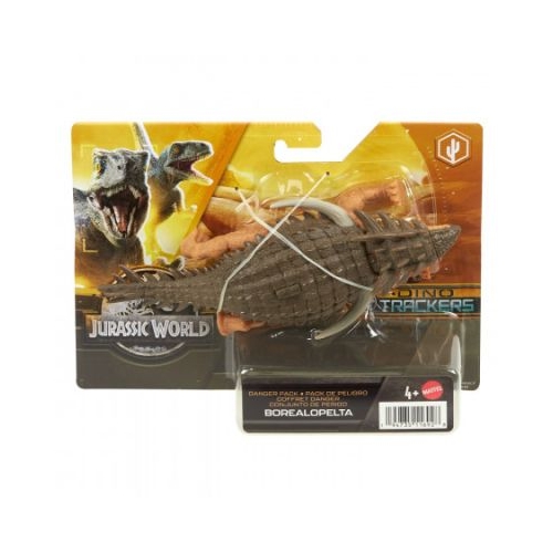 Dinozaur Borealopelta. Jurassic World Dino Trackers Danger pack